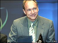 Tim Berners-Lee, Internet inventor, BBC image