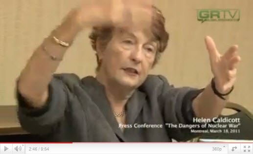 Dr. Helen Caldicott on GRTV Global Research TV