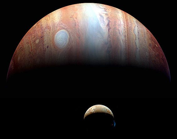 Jupiter-Io Montage by New Horizons: Credit: NASA, Johns Hopkins U. APL, SWRI